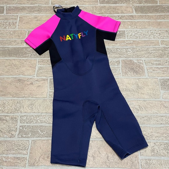 Little kid wetsuit short sleeves NWOT - Picture 1 of 7
